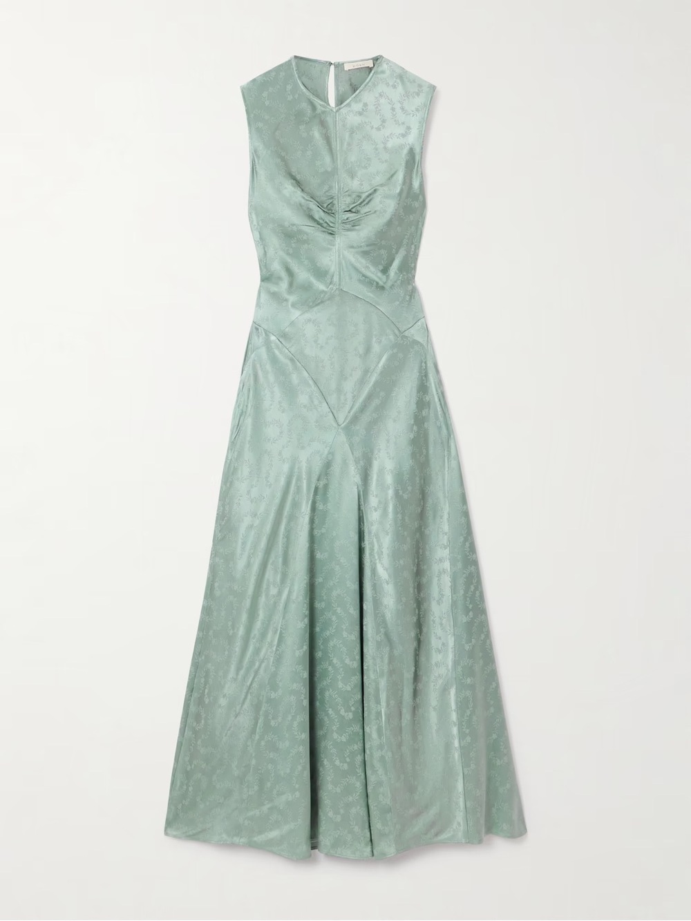 ISO: Doen Ginette Jade Satin Maxi Dress